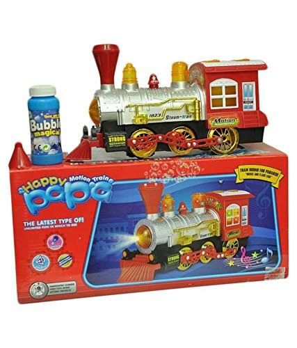 Happy Papa Motion Train With Bubble Dispenser