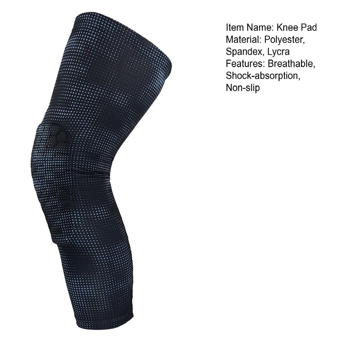 Knee Men Women Leg Support Grey