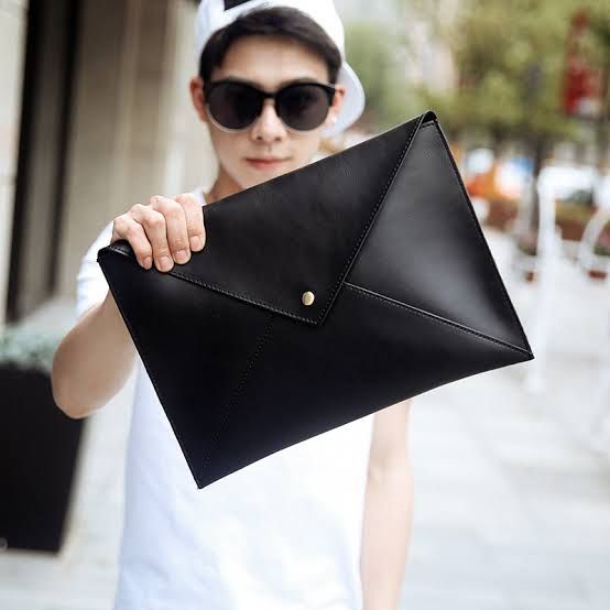 ENVELOPE BAG POUCH: BLACK