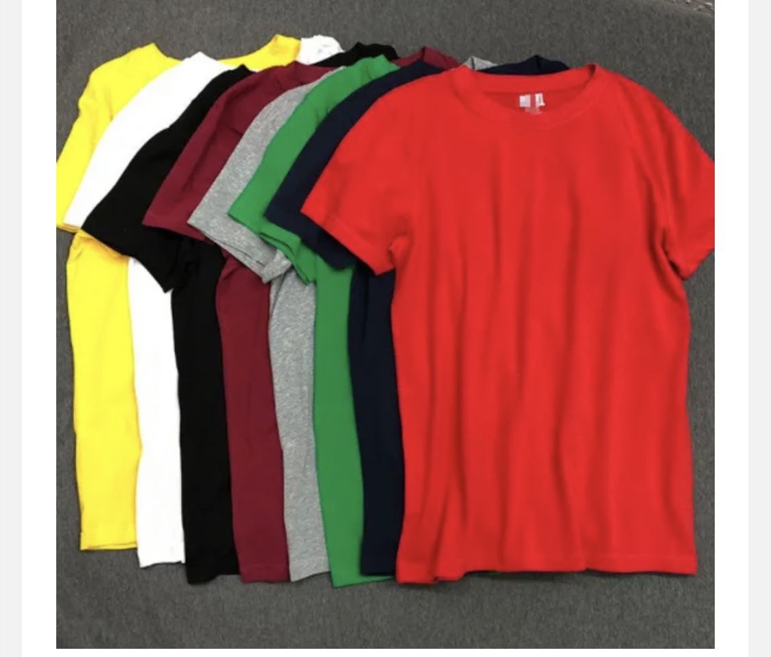 High Quality Plain 8 In 1  Round Neck Polo
