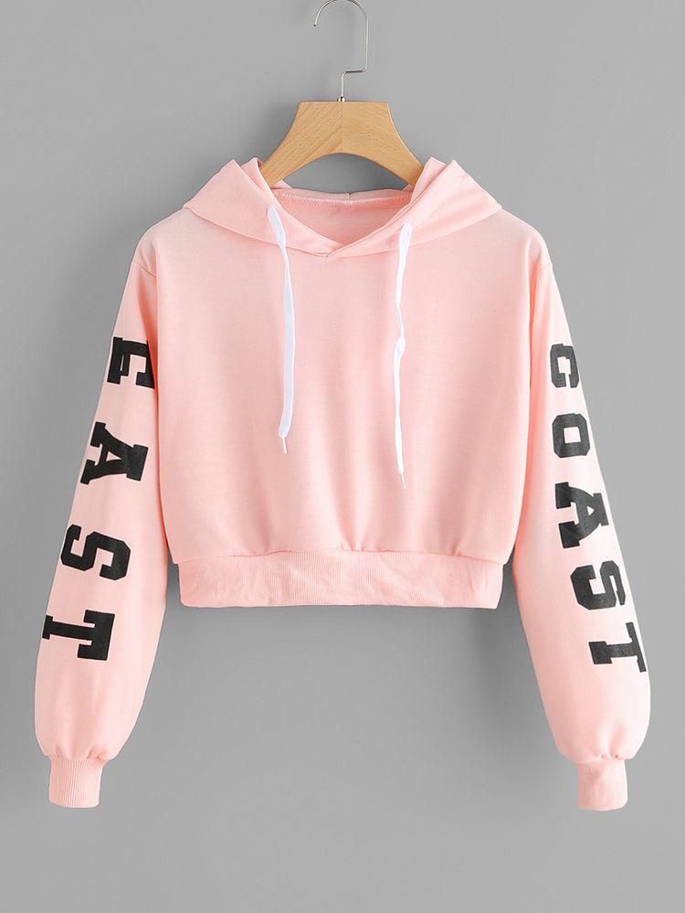 The East Coast Crop Top Hoodie II