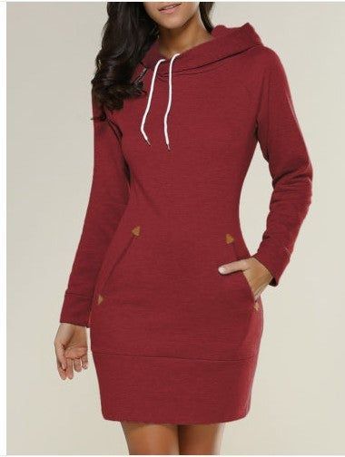 Women Fashion Hooded Pullovers Sweatshirt