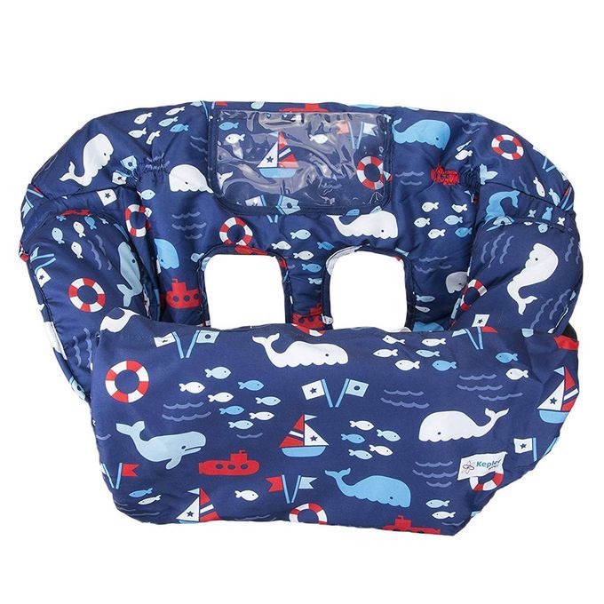 2-in-1 Shopping Cart Cover And High Chair Cover Safety Harness
