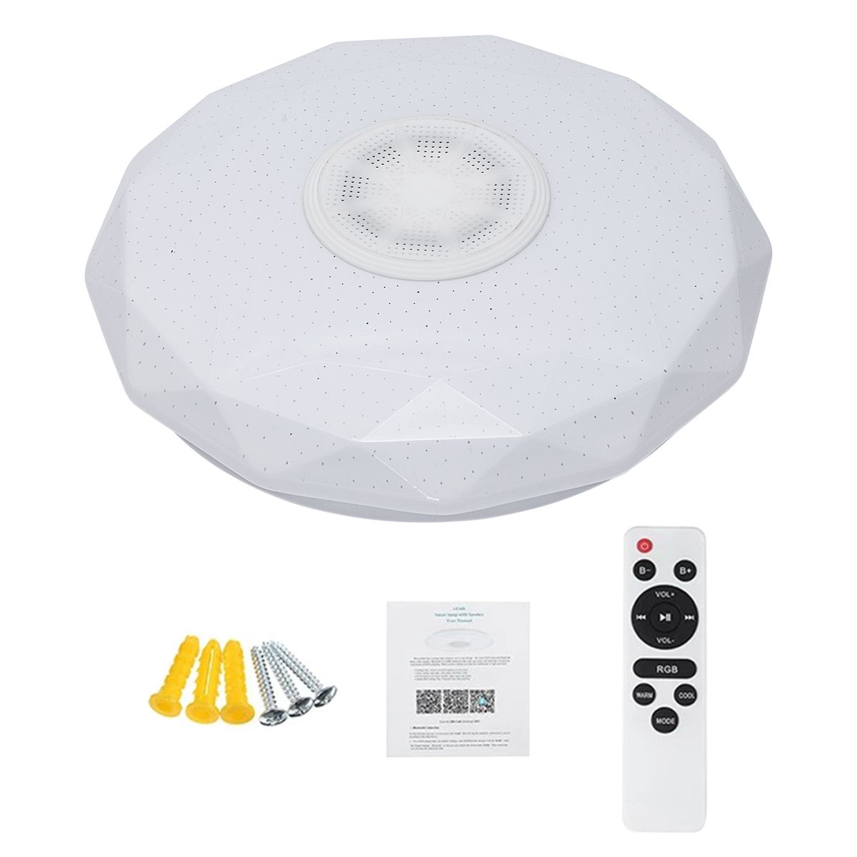 AC186-265V 36W LEDs Starlight Dimmable Music Ceiling Lamp