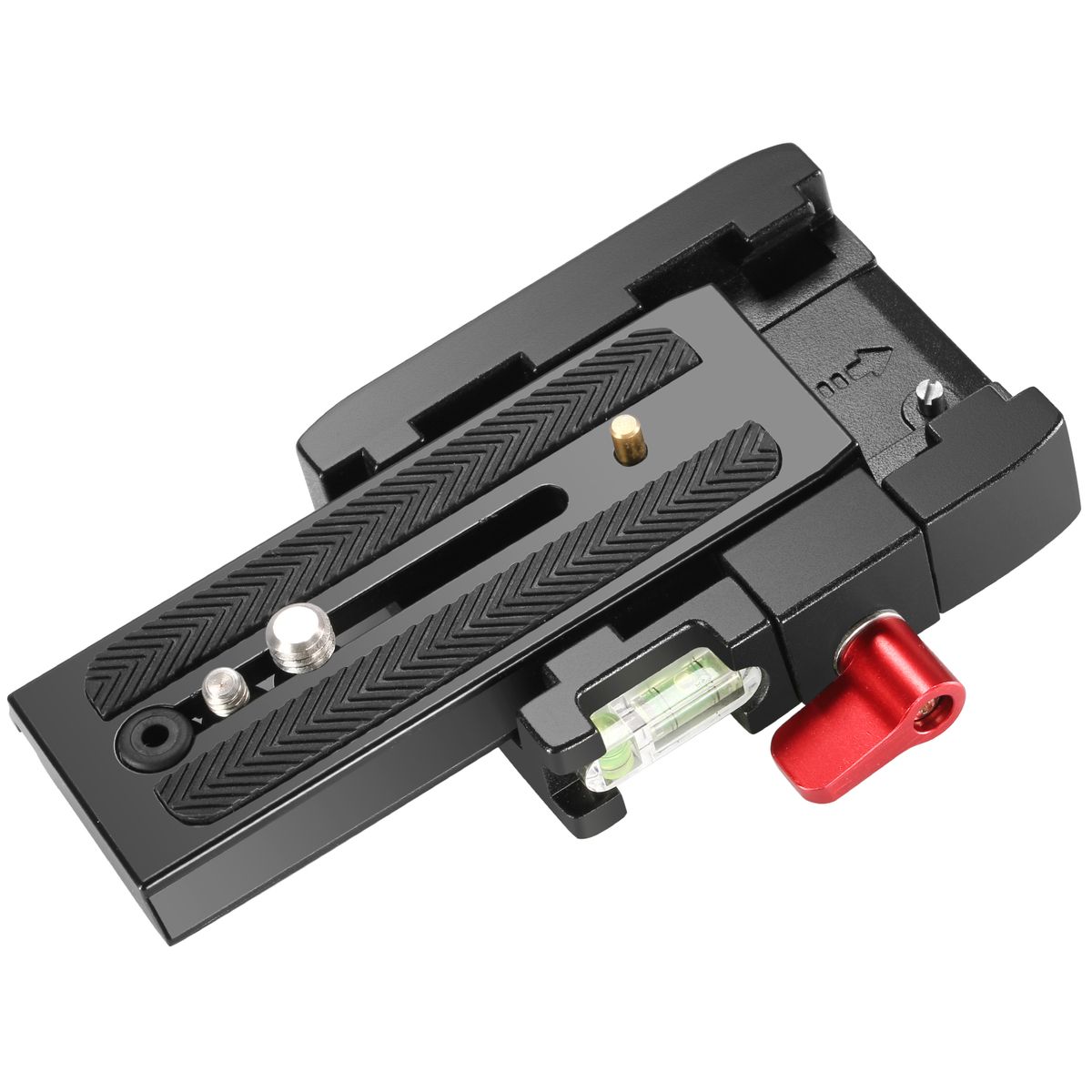 Professional Aluminum Alloy Quick Release Plate Adapter With 1/4 3/8 Inches Screw For DSLR Camera Camcorder Tripod Monopod, Compatible For Manfrotto 501HDV 503HDV 701HDV 577/519/561/Q5