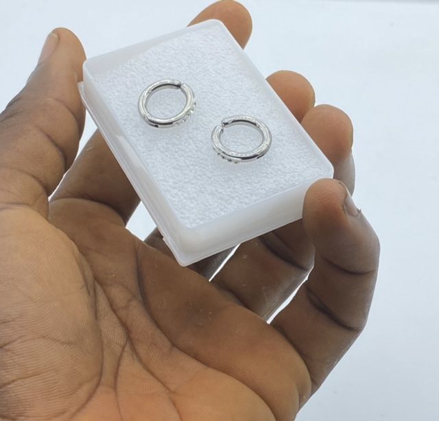 Stainless Steel Magnetic Men's Punk Earrings