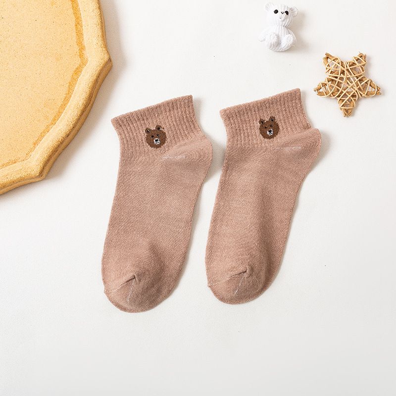 Cute Low Top Shallow Boat Socks Ins Wind-5/10 Pairs