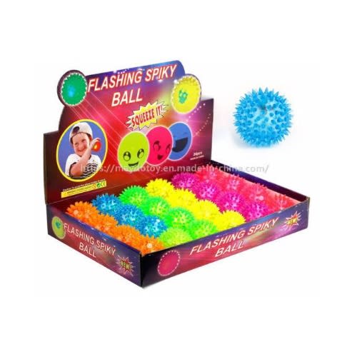 Kids Flashing Spiky Ball For Party Pack- 24pcs