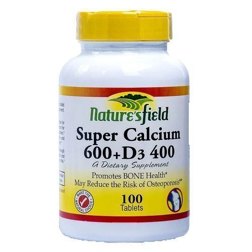 Super Calcium 600mg + D3 400IU For Bone Health And Treatment Of Osteoporosis