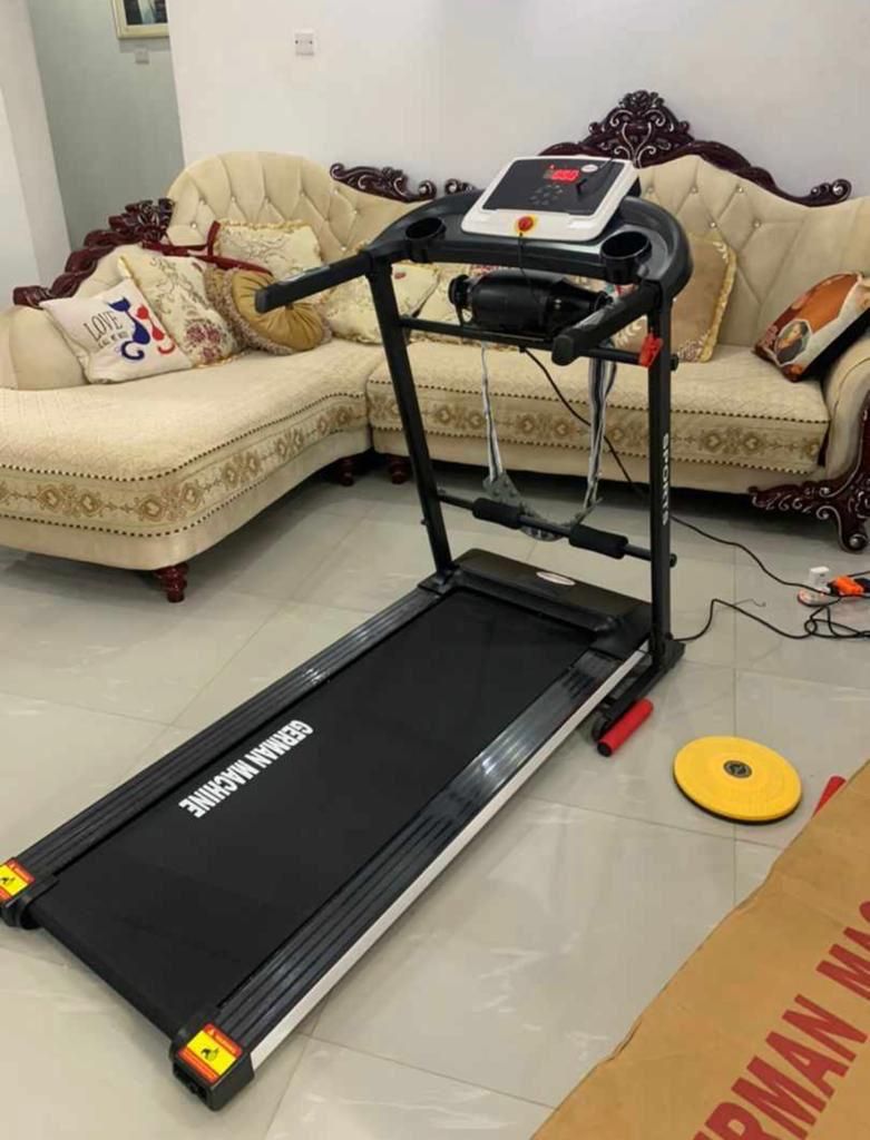 DURABLE RUNNING TREADMILL 2HP WITH MASSAGER MP3 DUMBBELL 100kg