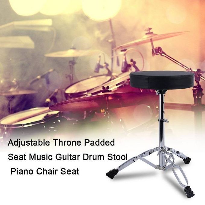 Lovoski 1 Piece Drum Throne Seat Children Drummers Stool Stand Chair