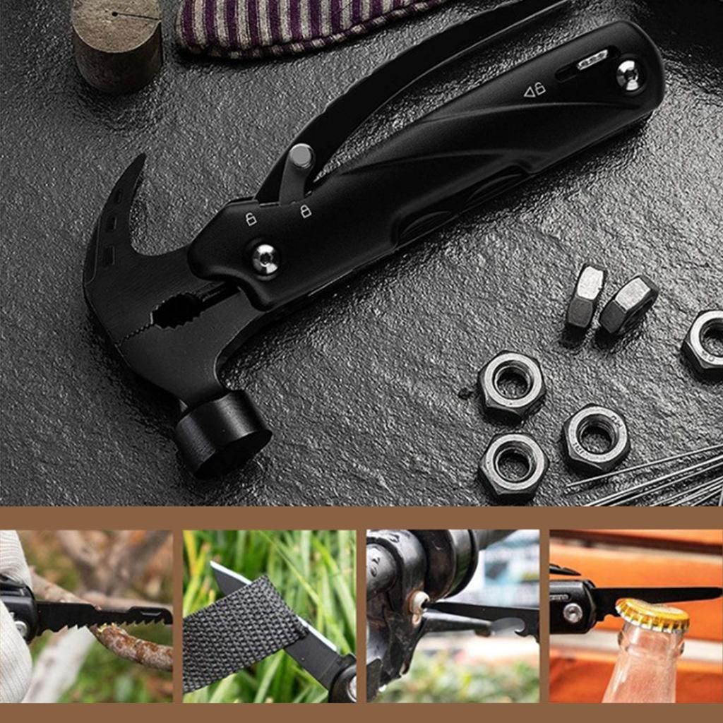 Portable  Hammer  Multi-Function Stainless Steel Pliers Emergency