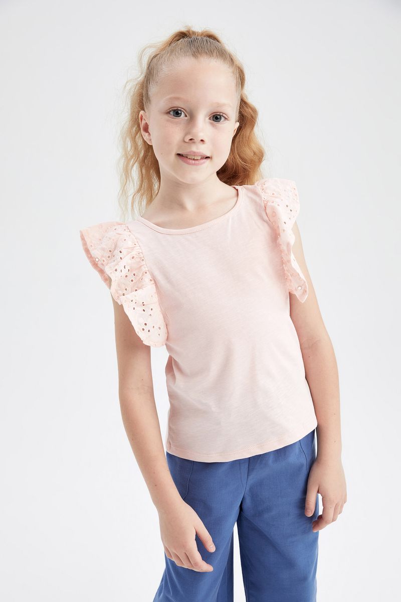 Girl Short Sleeve Body - Pink