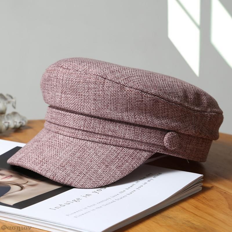 Women French Beret Caps  Sailor Hats Airline Uniform Travel Cadet Hat Autumn Spring Berets Flat Top Caps Cosplay Visors