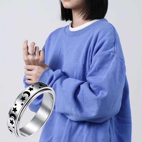 Rotating Ring Jewelry Gift Lucky Worry Ring For Anxiety