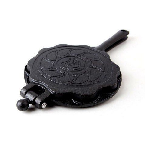 800 Degree Cast Iron Waffle Pan Induction IH