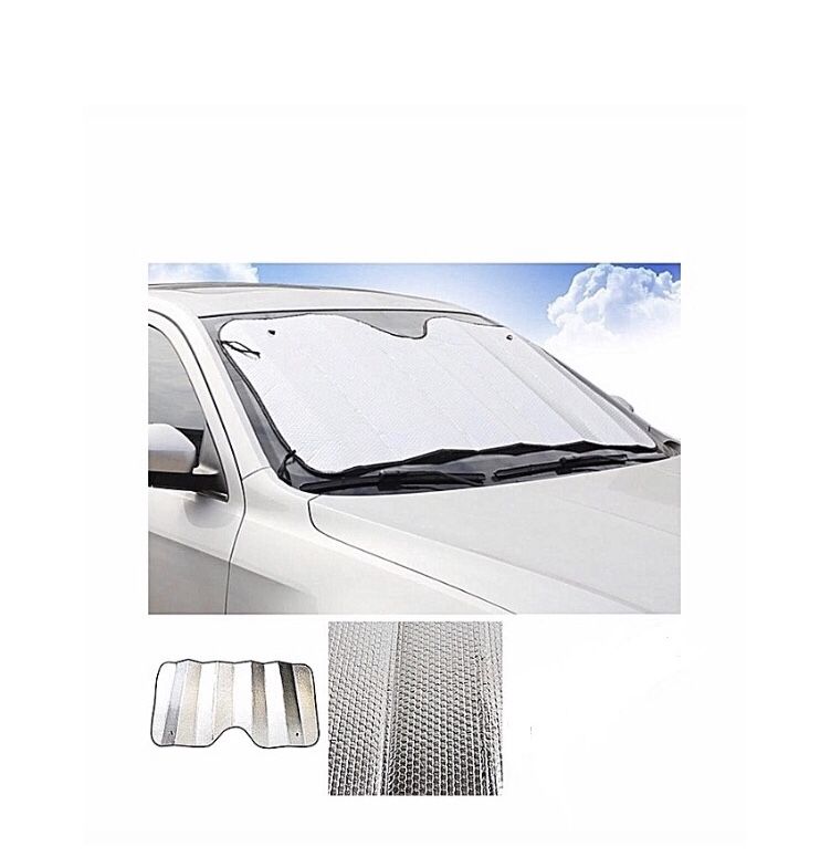 Universal Car Afterpark/Windshield/Window SunShade, Visor Silver Color
