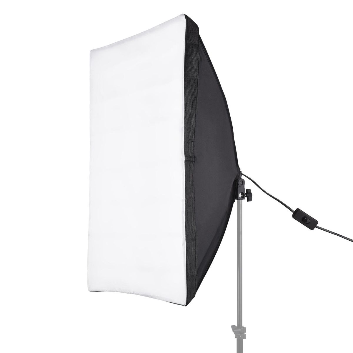 50*70cm Studio Photography Softbox with E27 Socket Carry Bag for Live Streaming Portrait Product Photo Video