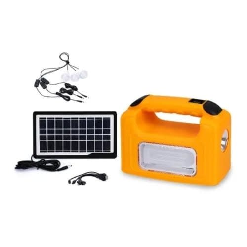 6000mah Salpha Blaze Solar Energy Lighting Kit - 3 Bulbs