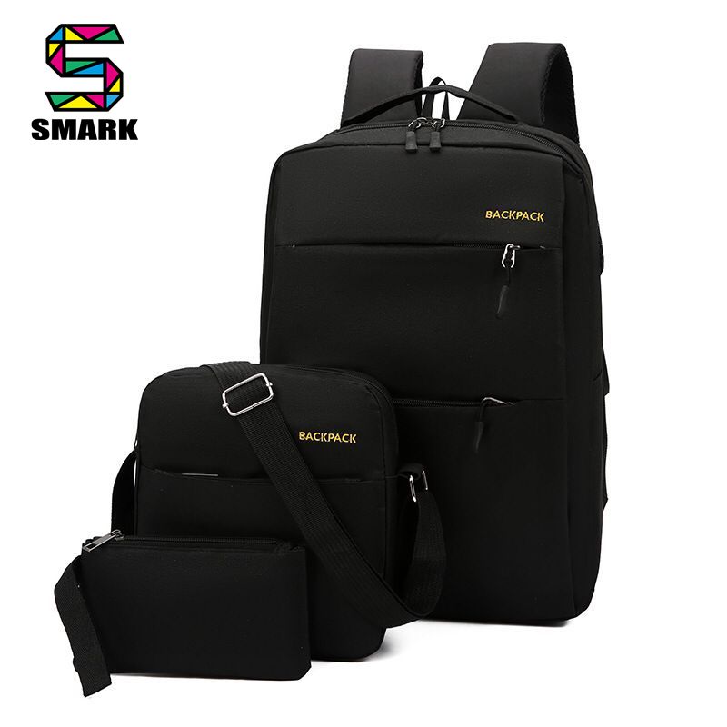3 In 1 Backpack Laptop Bag Wallet Travelling Bag With USB