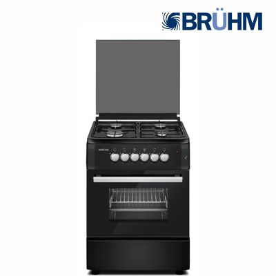 4 Burner Gas Cooker +Oven - Black New 2020