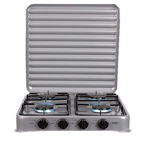 4 Burner Low Gas Consumption Auto Ignition Cooker With Lid