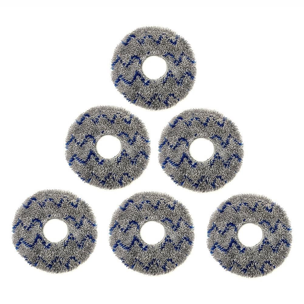 6 Pcs Mop Cloth Pads for ECOVACS T10 X1 Turbo Robot Vacuum Cleaner Spare Parts