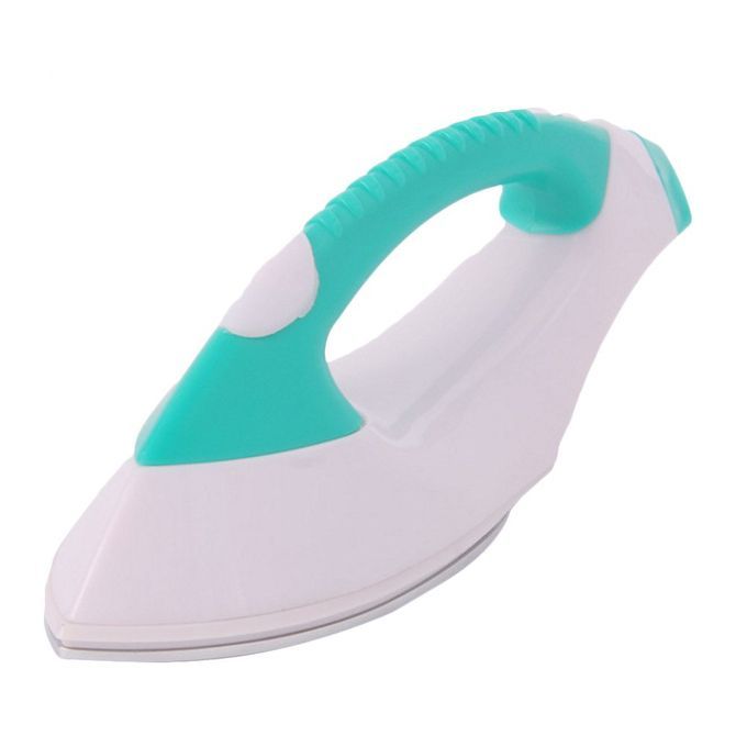 Handheld Mini Electrostatic Iron Travel Portable Heart Green
