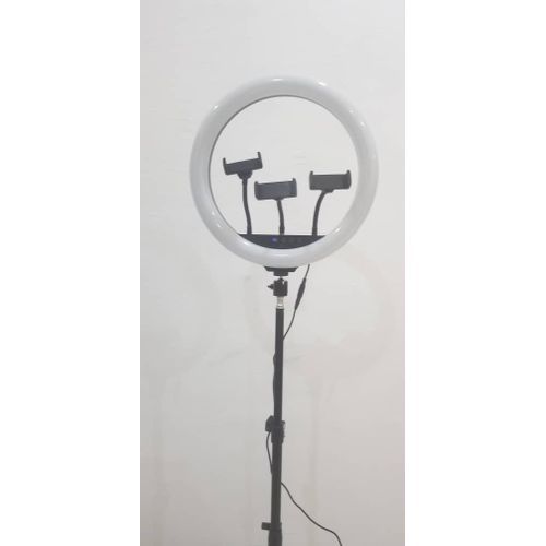 14 Inches Led Ring Light With Tripod Stand + Remote Control + Phone Holder