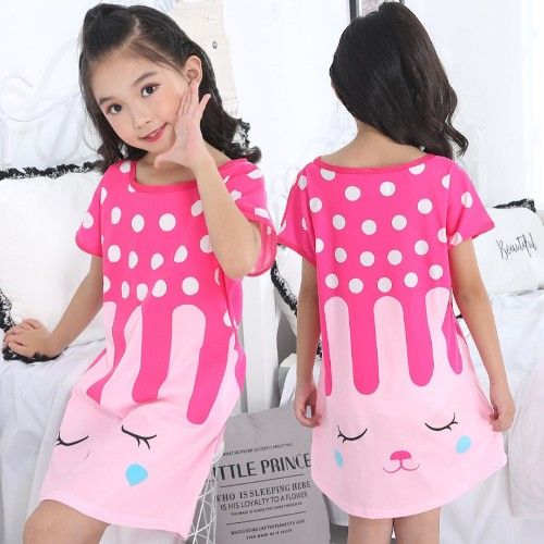 Stylish Children Girls Night Gown