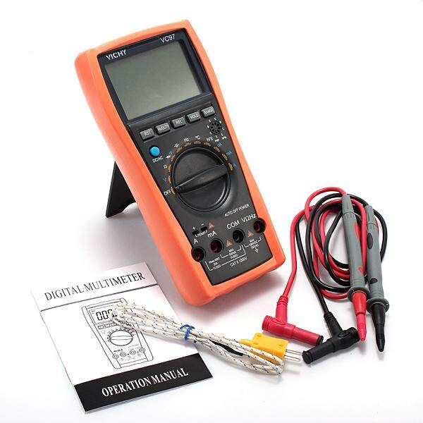 VC97 Auto Range Digital Multimeter Capacitance Resistance Tester