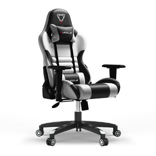 FURGLE Designer Home & Studio  Gaming Chair - Black & White