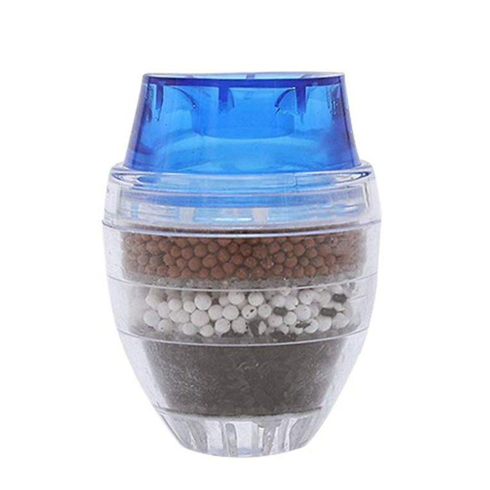 Faucet Water Filter Purifier Kitchen Faucet Filtration Activated Carbon Removes Heavy   Metal   Thinner Water Softener-blue