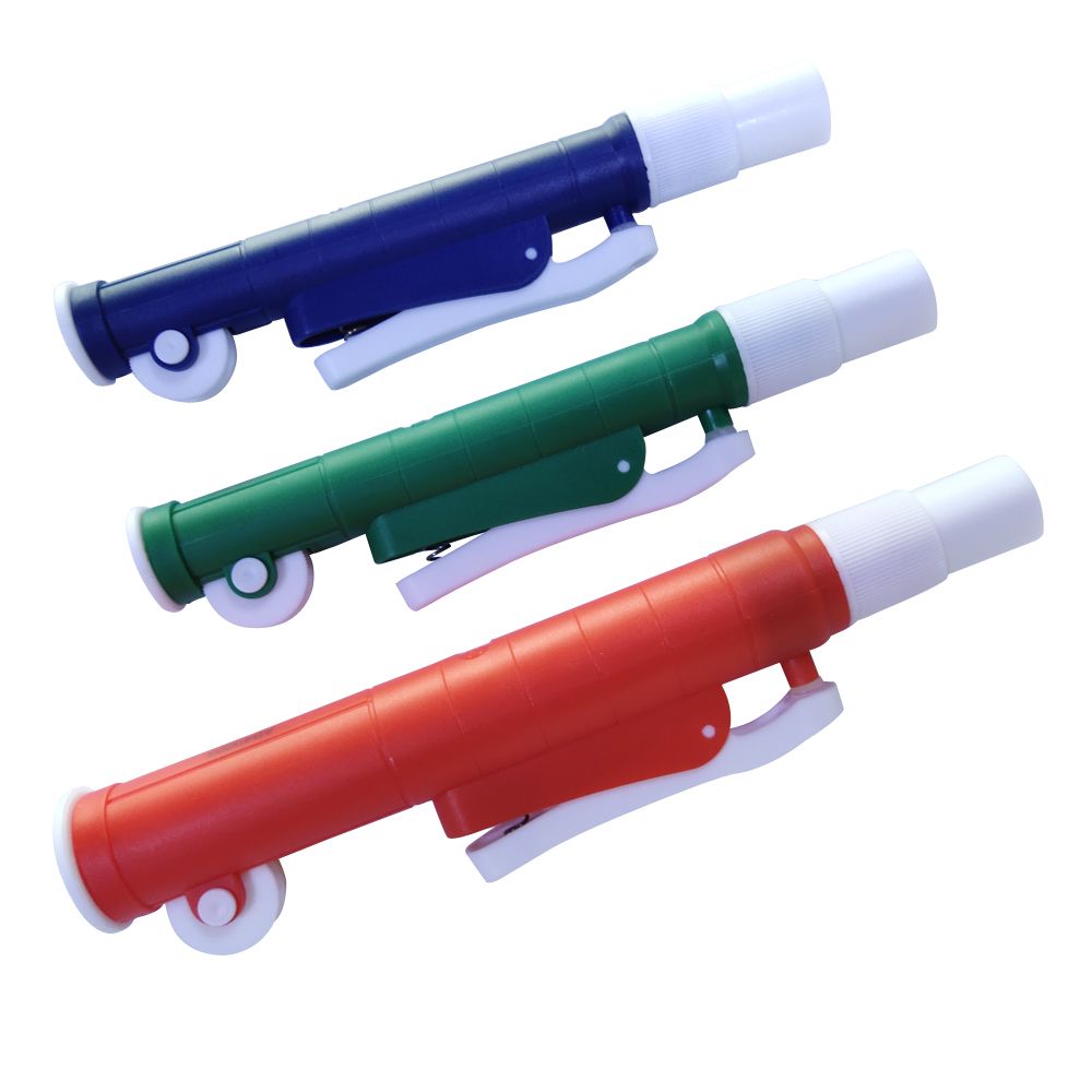 BDJK 2ml , 10ml , 25ml Pump Pipette , Blue , Green , Red ,