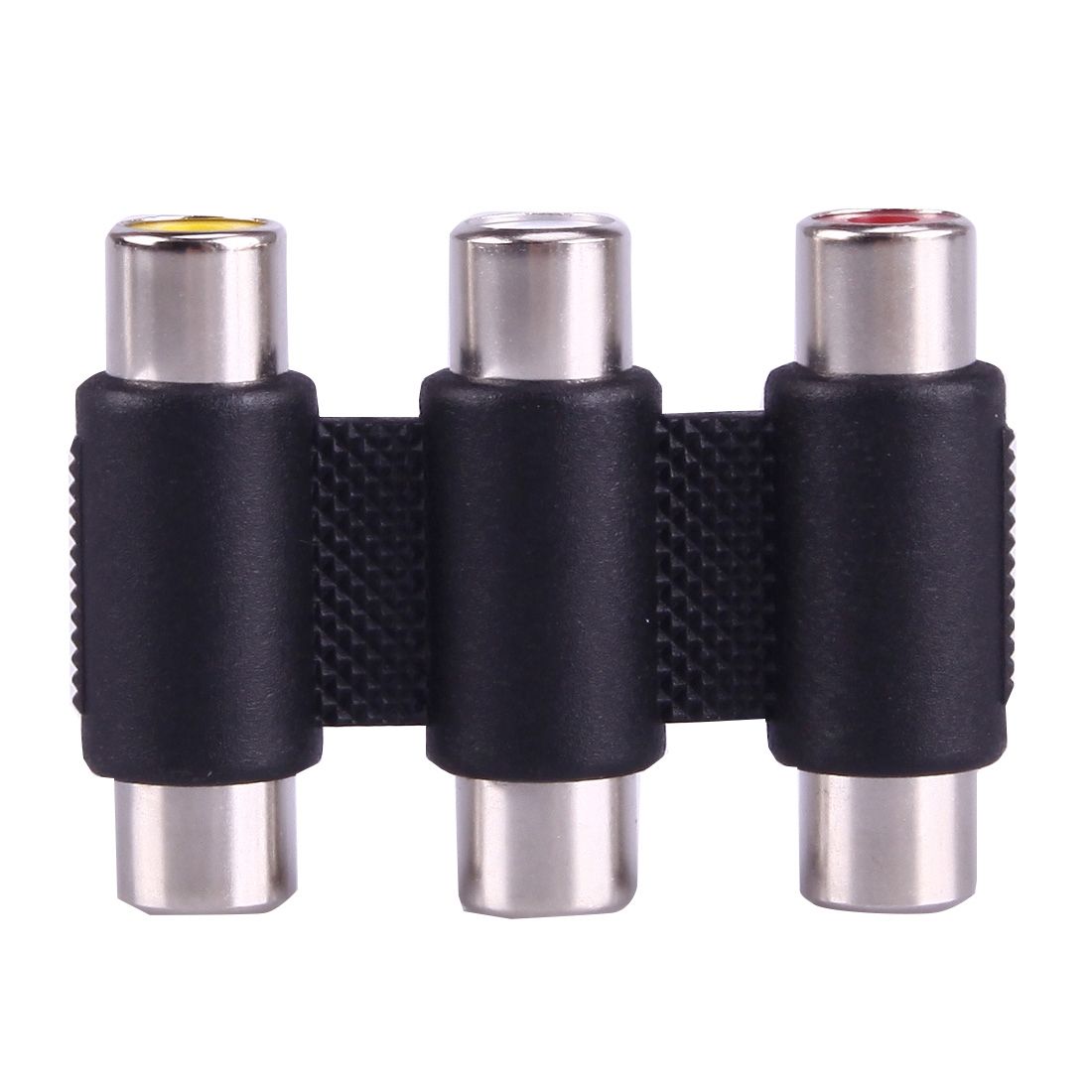 Female To Female AV 3 Audio Video Coupler Adapter