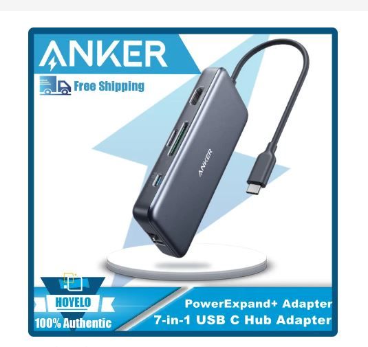 USB C Hub Adapter PowerExpand+ 7-In-1 USB
