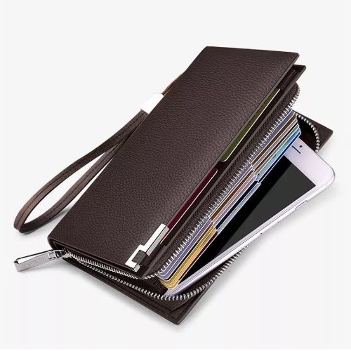 Men Fashion Multi-function Business Leather Wallet