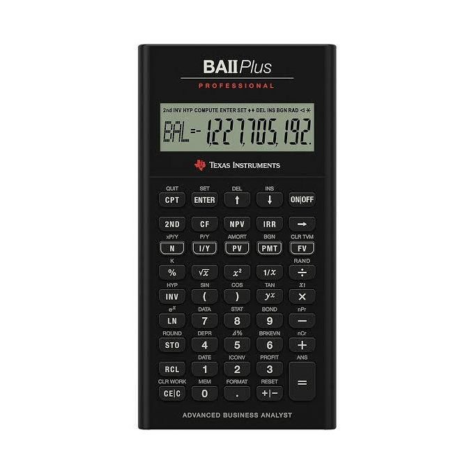 BA II Plus Professional Financial Calculator