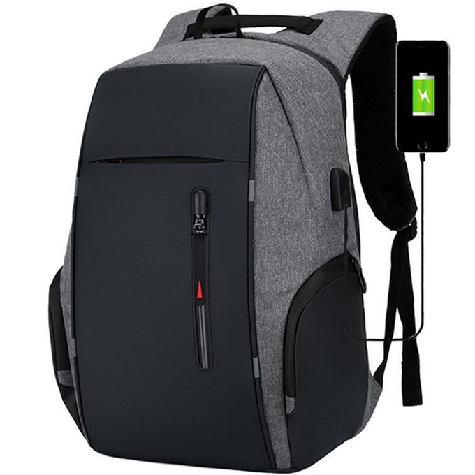 Laptop Case Multifunctional USB Backpack - Black
