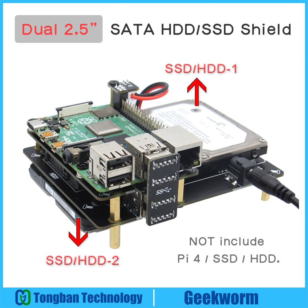 Raspberry Pi 4 Dual 2.5