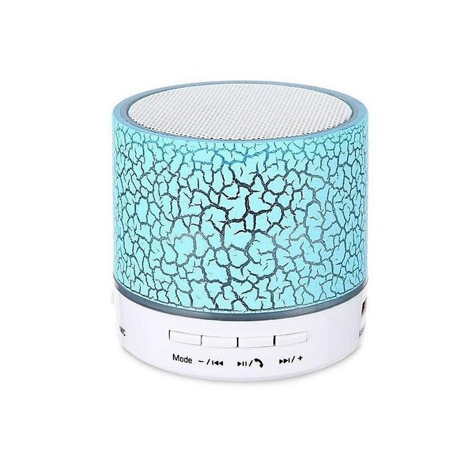 A9 Wireless Bluetooth Speaker Portable LED Mini Hands Free TF USB Subwoofer Music Sound Player For Car Phone Iphone PC(Blue) HT-S