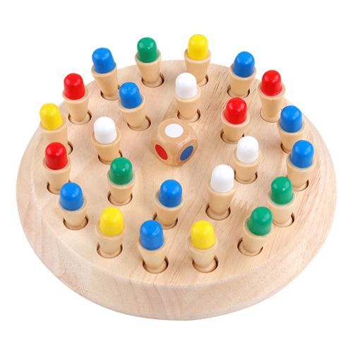 Kids Wooden Memory Match Stick Chess Game Educational Toys Brain