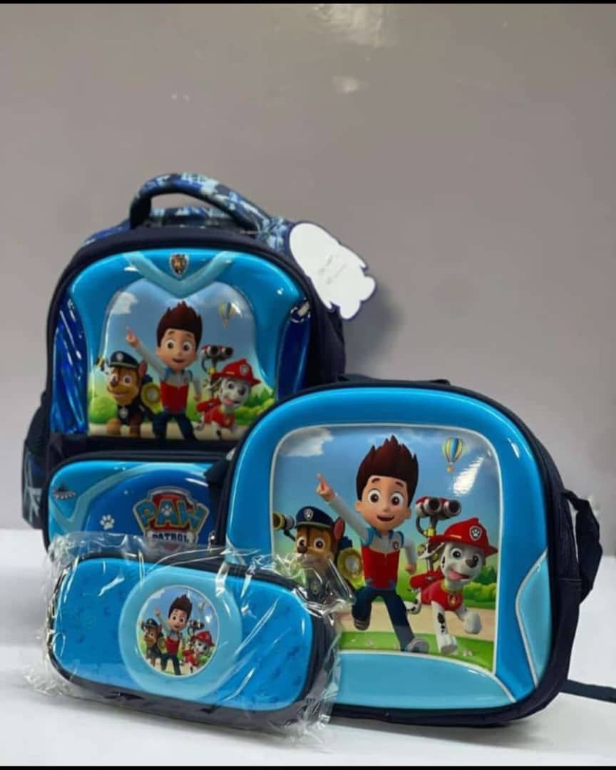 3 SET TROLLEY PAW PATROL SCHOOL BAG (SMALL SIZE)