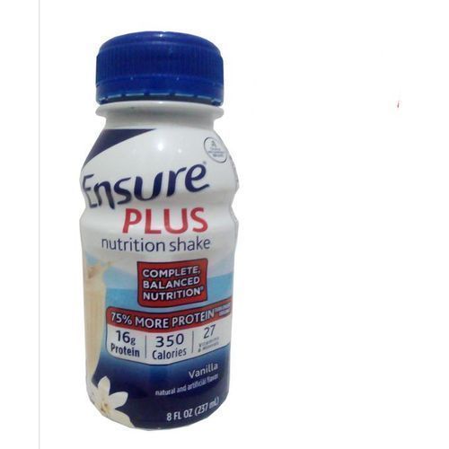 Plus Vanilla Nutrition Shake Drink - 30 Bottles
