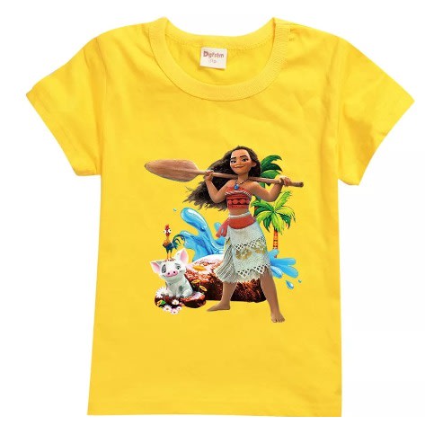 Moana Girl Top - Yellow