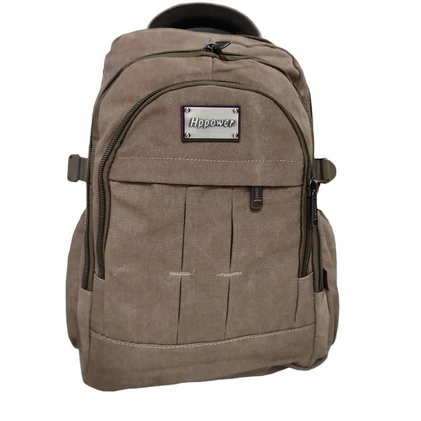 Strong Khaki Durable Laptop Backpack
