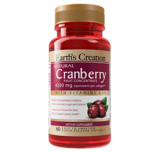 Natural Cranberry Fruit Concentrate 4200mg - 60 Softgels