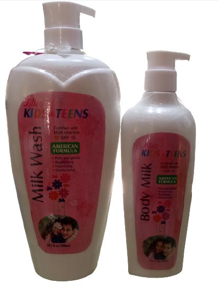 Lilies Kids & Teens Milk Wash And Lotion-Pack Of 2