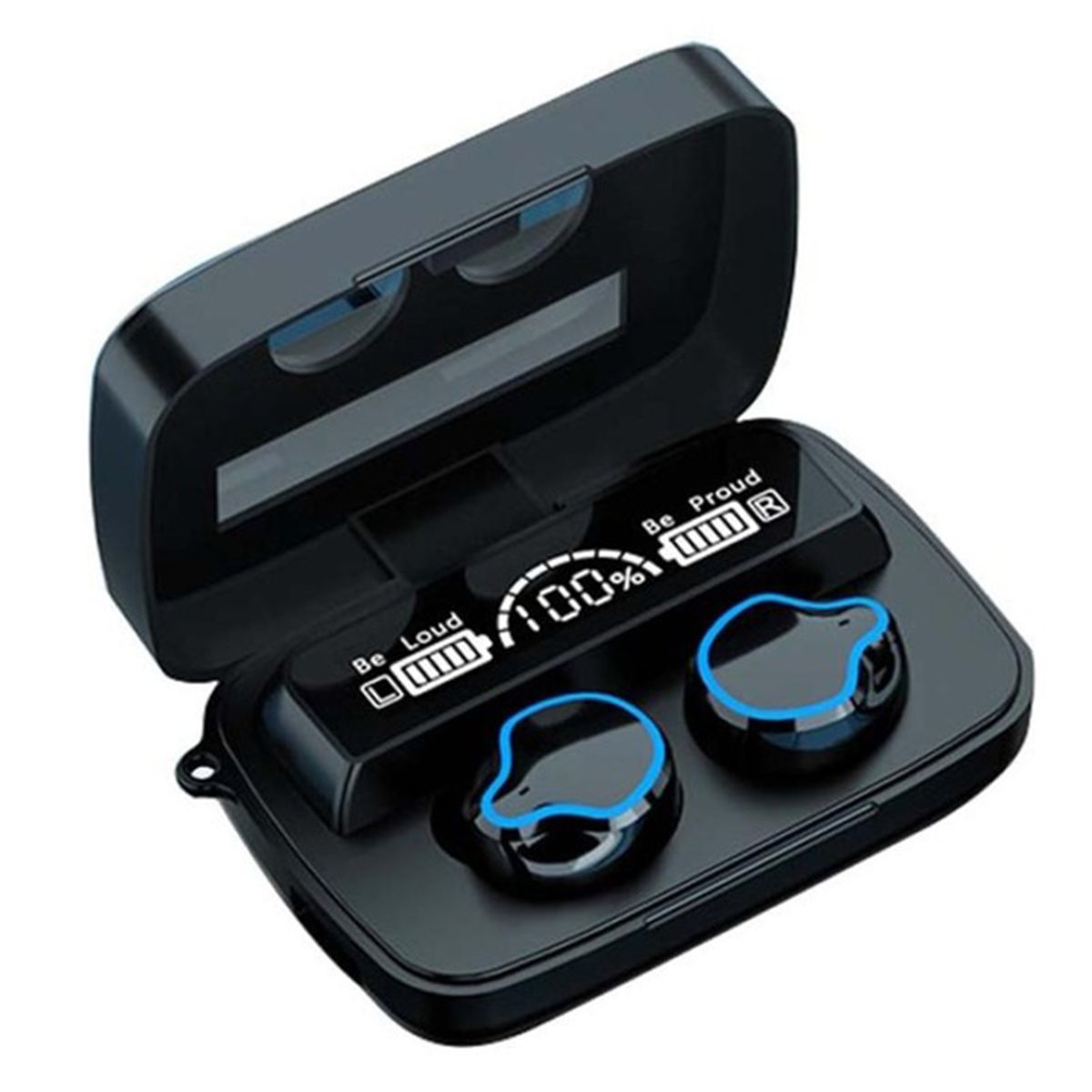 M9 TWS BT5.1 Wireless Headphones High-definition Mirror