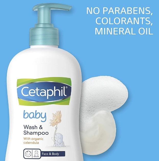Baby Wash & Shampoo (13.5oz/399ml) With Natural Calendula